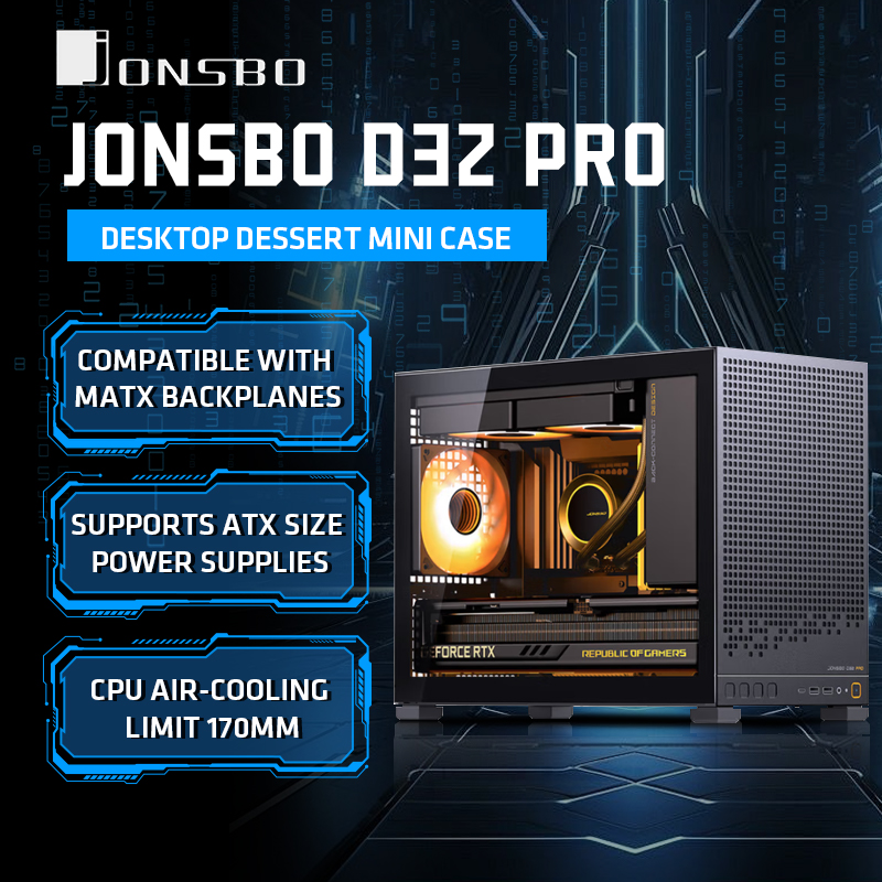 Pc Gaming Jonsbo - JONSBO D32 PRO 후면 플러그 마더보드