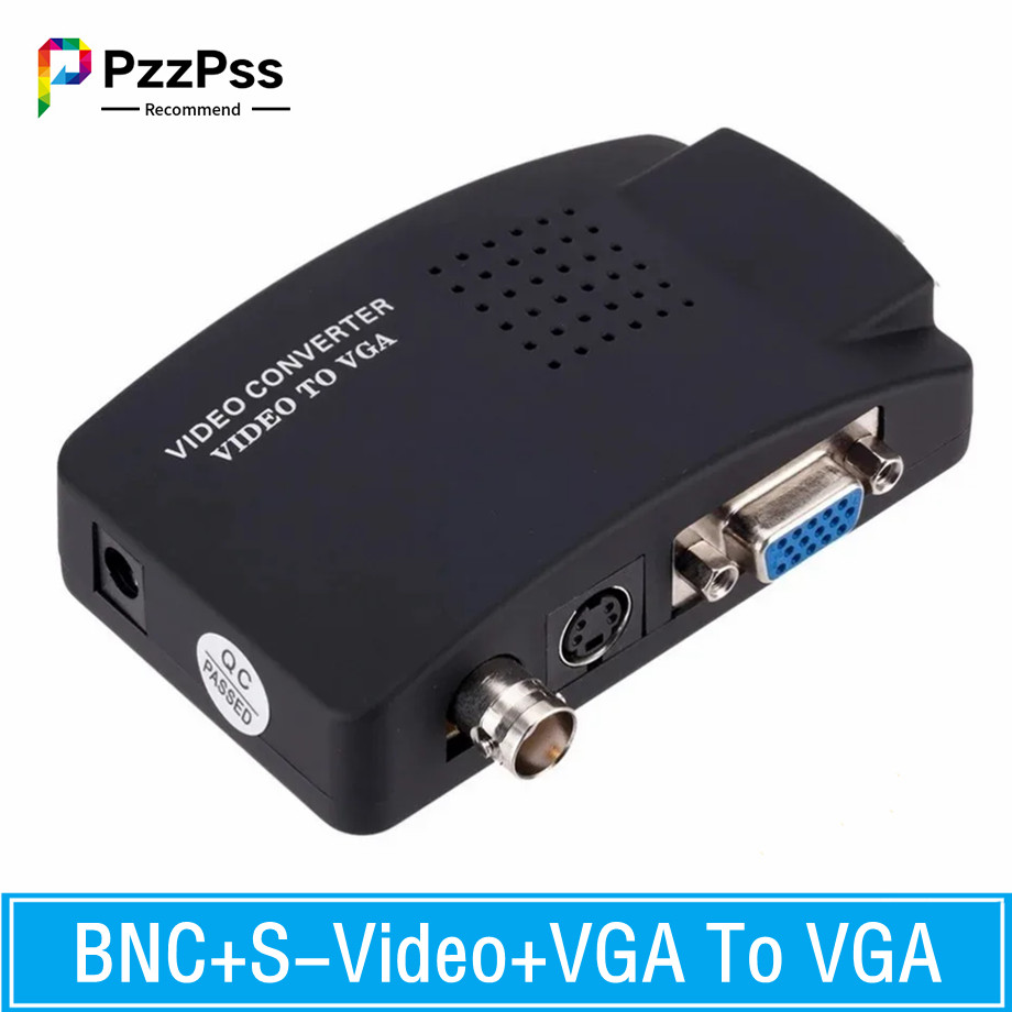 Pc Gaming Vr - PzzPss BNC S-비디오 VGA-VGA 비디오 컨버터