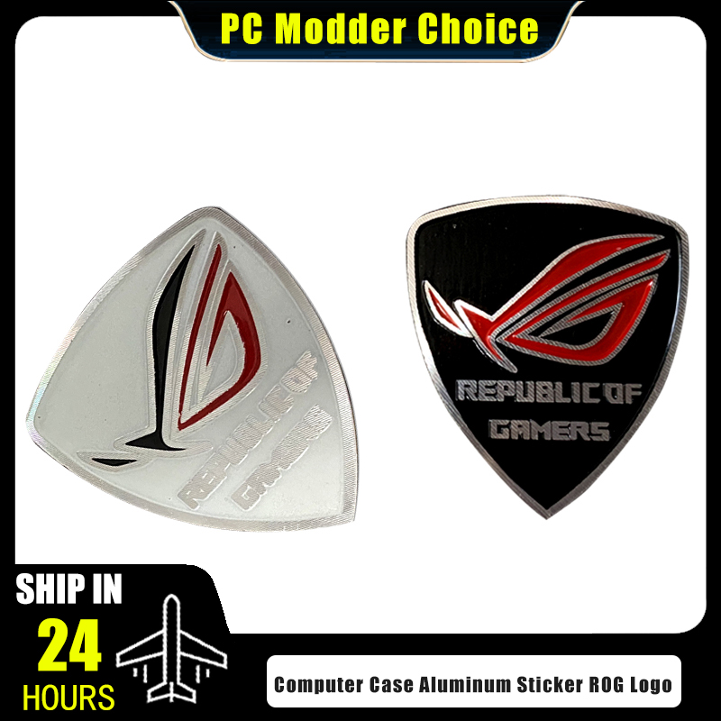 Pc Gaming Quotes - 컴퓨터 케이스 알루미늄 스티커 ROG 로고