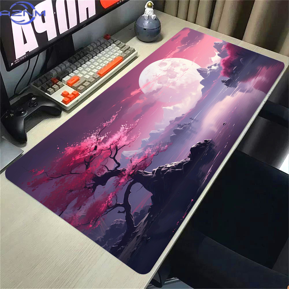 Pc Gaming Pink - 핑크 사쿠라 애니메이션 마우스 패드 풍경