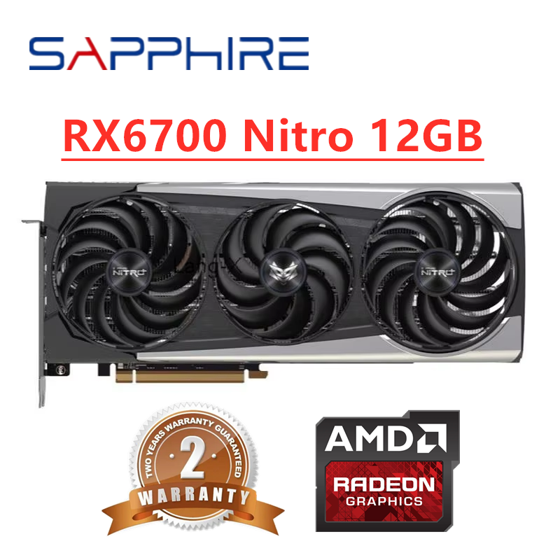 Pc Gaming Vr - GPU 사파이어 RX 6700 XT 6700XT