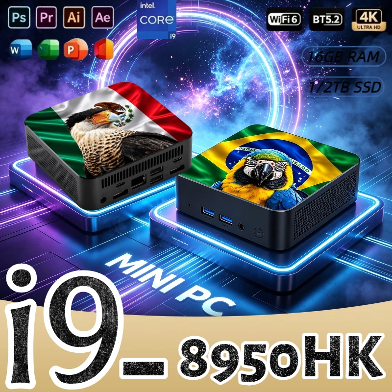 Pc Gaming Ddr4 - 미니 PC 코어 i9-8950HK 16GB 램