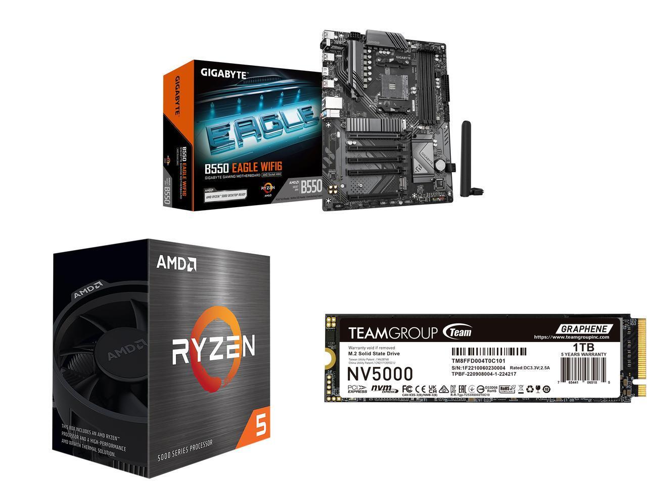 Pc Gaming Gigabyte - 기가바이트 B550 EAGLE WIFI6 마더보드, AMD