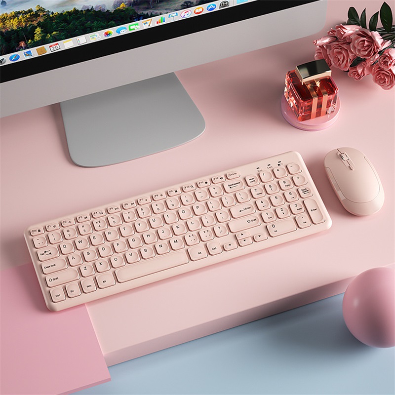 Pc Gaming Pink - 패션 무선 키보드 및 마우스 콤보