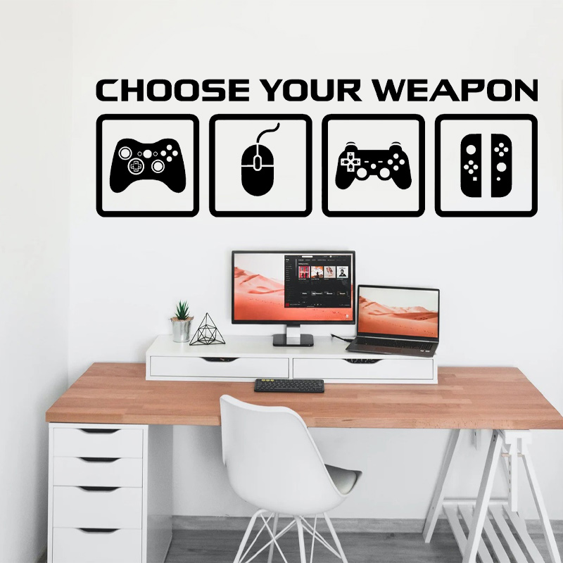 Pc Gaming Quotes - 비디오 게임 장식 벽 데칼 무기