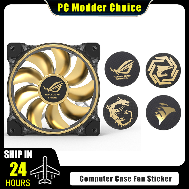 Pc Gaming Quotes - 컴퓨터 케이스 팬 로고 스티커, ROG