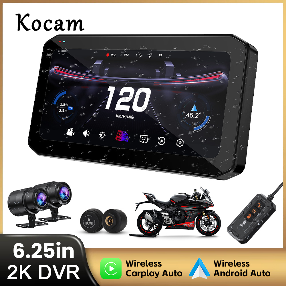 Pc Gaming Vr - 6.25인치 카플레이 오토바이 DVR 네비게이션 GPS
