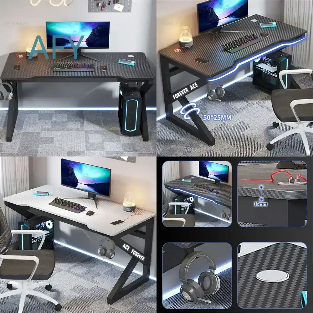 Pc Gaming Cafe - 심플한 인터넷 카페 컴퓨터 책상, 데스크탑