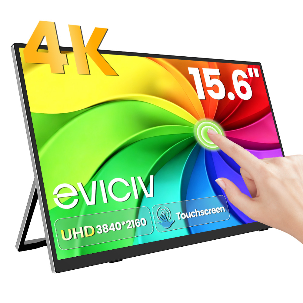 Pc Gaming Gigabyte - EVICIV 4K 휴대용 모니터 10포인트 터치
