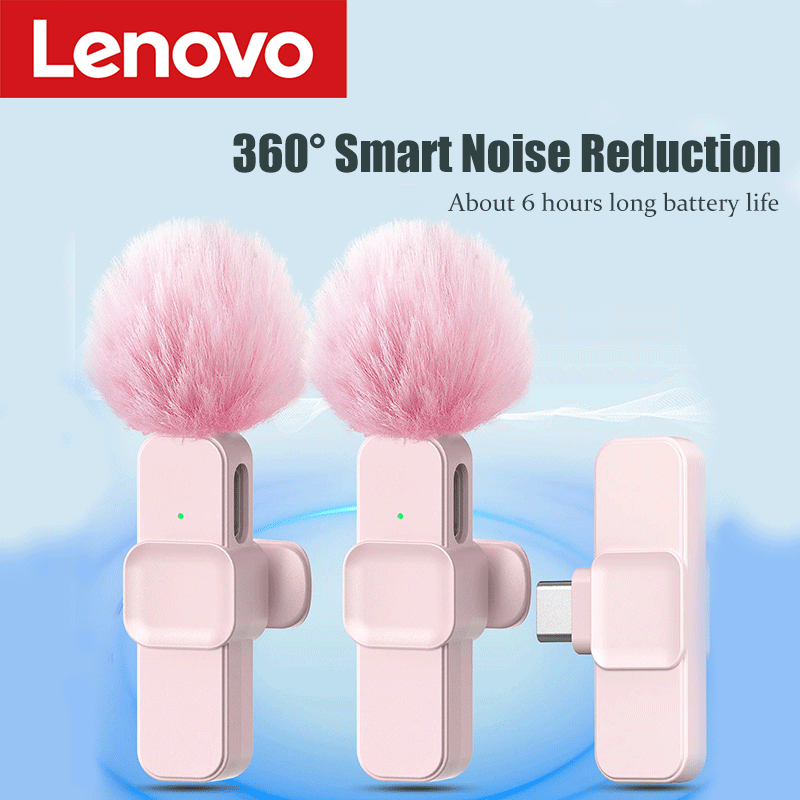 Pc Gaming Lenovo - 레노버 핑크 무선 라발리에 마이크 (아이폰,