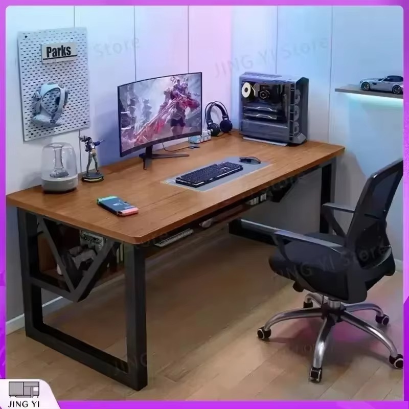 게임용 북유럽식 더블 데스크탑 컴퓨터 책상, 사무실 워 - Pc Gaming Cafe 리뷰 및 가격