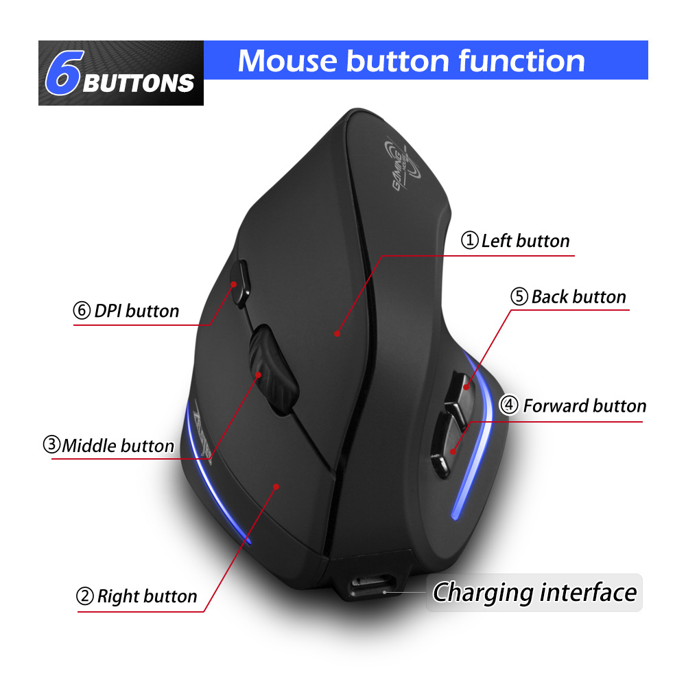 Lefon F35 무선 마우스 수직 충전식 인체공학 마 - Pc Gaming X3D 리뷰 및 가격