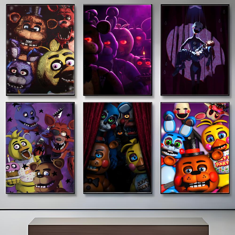 다크 애니메트로닉스 호러 게임 F-FNAF 포스터 자가 - Pc Gaming Quotes 리뷰 및 가격