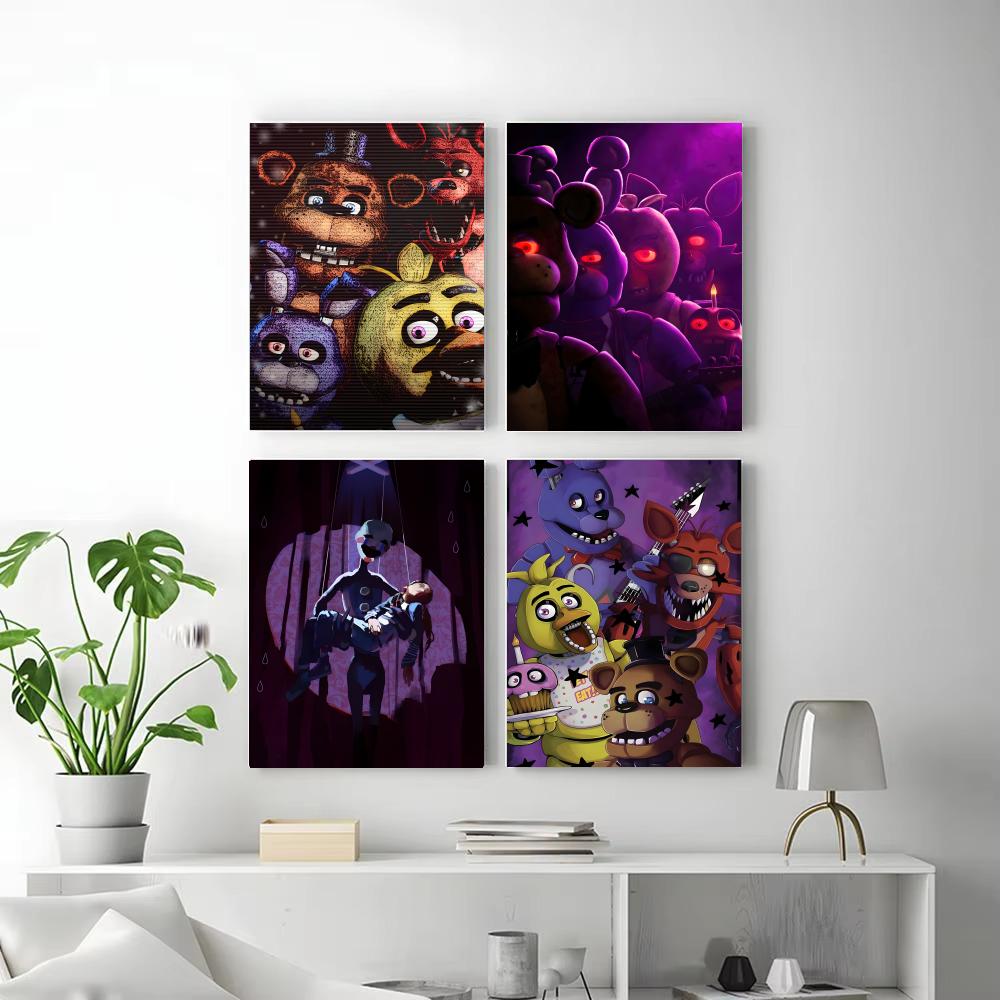 다크 애니메트로닉스 호러 게임 F-FNAF 포스터 자가 - Pc Gaming Quotes 리뷰 및 가격