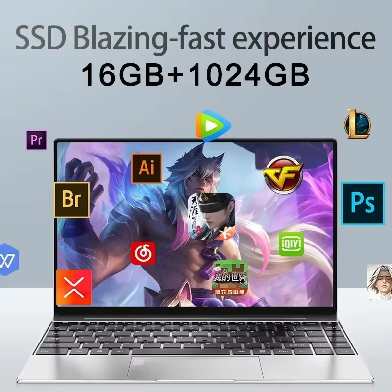 새로운 초슬림 노트북 14.1인치 16GB 램 2TB  - Pc Gaming New 리뷰 및 가격