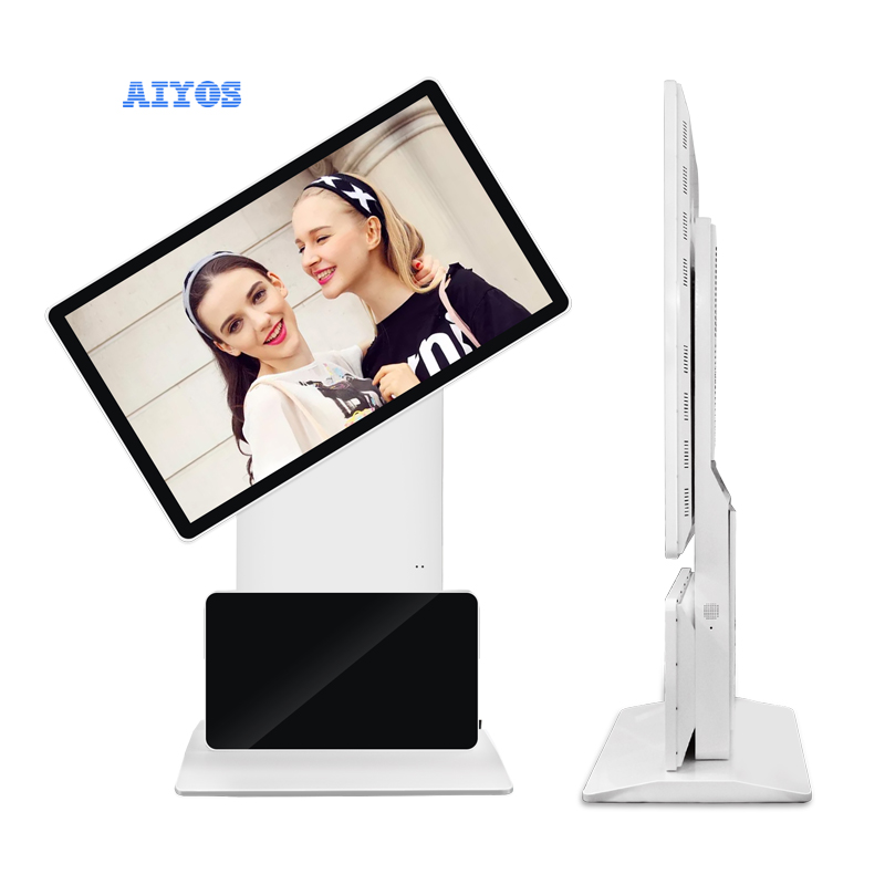 쇼핑몰 바닥 설치형 회전식 LCD 광고 디지털 사이니지 - Monitor Stand 리뷰 및 가격