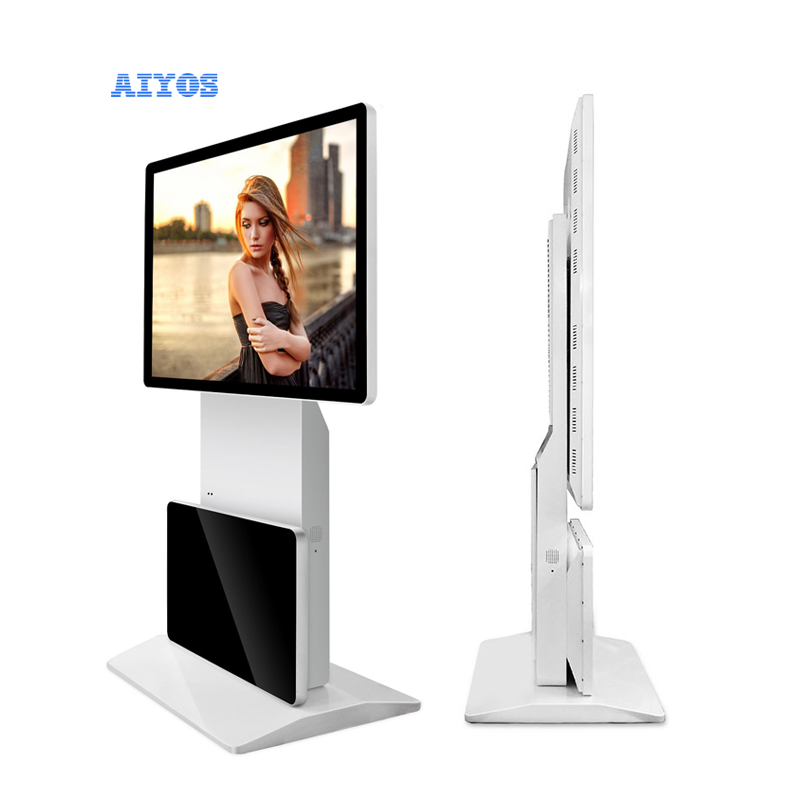 쇼핑몰 바닥 설치형 회전식 LCD 광고 디지털 사이니지 - Monitor Stand 리뷰 및 가격