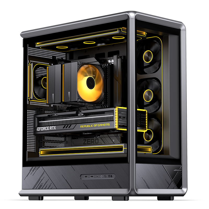 JONSBO D401 ATX PC 케이스 엑소스켈레톤  - Pc Gaming Jonsbo 리뷰 및 가격