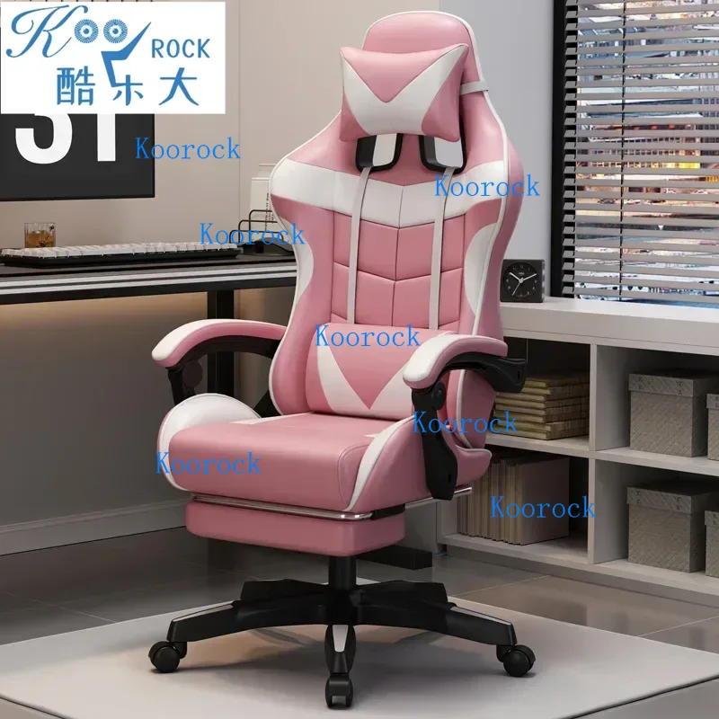 조절 가능한 헤드레스트와 요추 지지대가 있는 PC용 전 - Pc Gaming Cafe 리뷰 및 가격