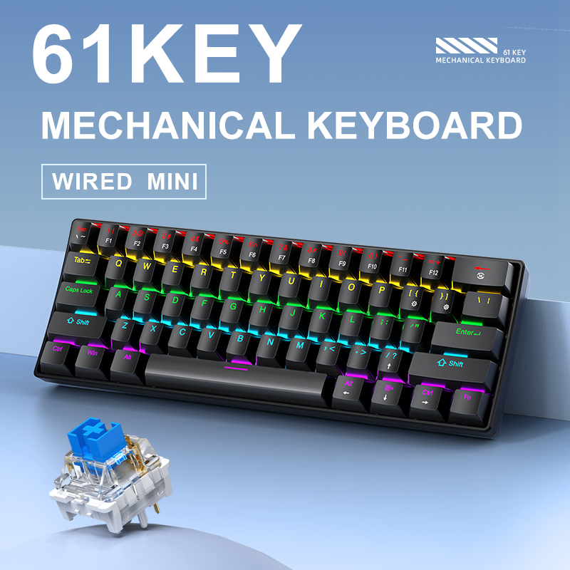 K61 유선 기계식 게이밍 키보드, 60% 61키 미니 - Pc Gaming Gigabyte 리뷰 및 가격