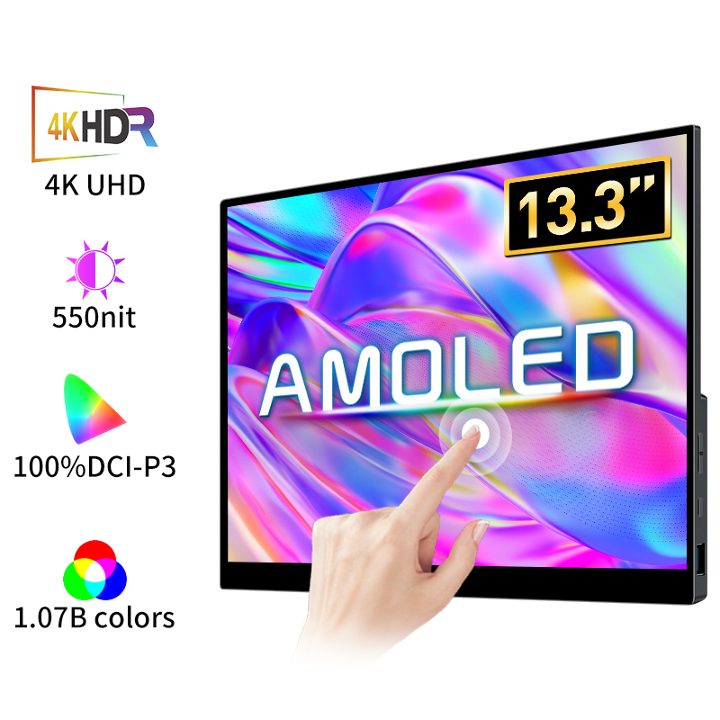 13.3 인치 4K OLED 터치 스크린 휴대용 모니터 - Pc Gaming Gigabyte 리뷰 및 가격