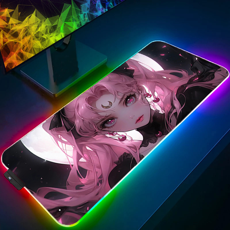 RGB 대형 마우스 패드 게이머 키보드 LED 마우스  - Pc Gaming Pink 리뷰 및 가격
