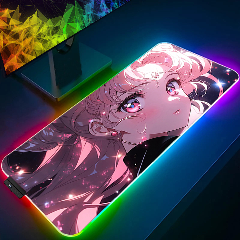 RGB 대형 마우스 패드 게이머 키보드 LED 마우스  - Pc Gaming Pink 리뷰 및 가격