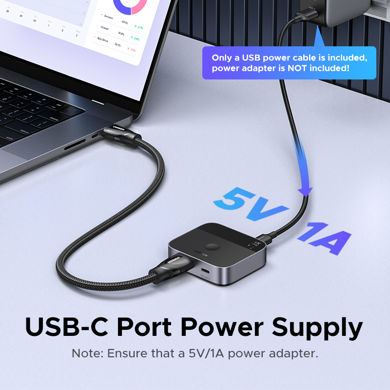 UGREEN HDMI USB C 스위치 2입력 1출력  - Pc Gaming Gigabyte 리뷰 및 가격