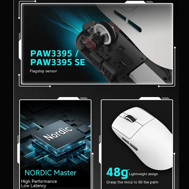 VXE Dragonfly R1 Pro 센서 무선 마우스 - Pc Gaming X3D 리뷰 및 가격