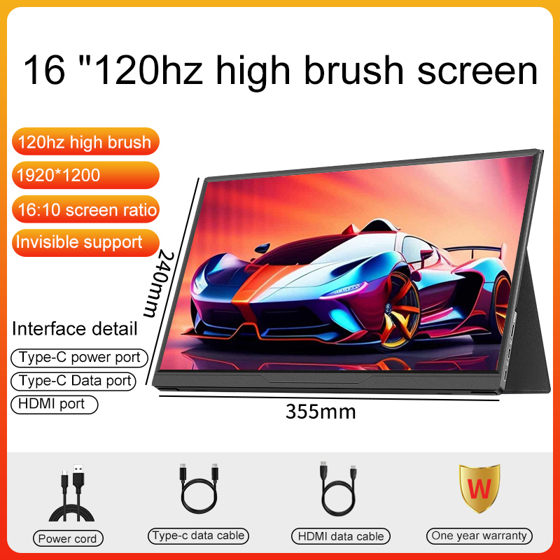 16인치 휴대용 모니터 100% SRGB 120Hz 게 - Pc Gaming Gigabyte 리뷰 및 가격
