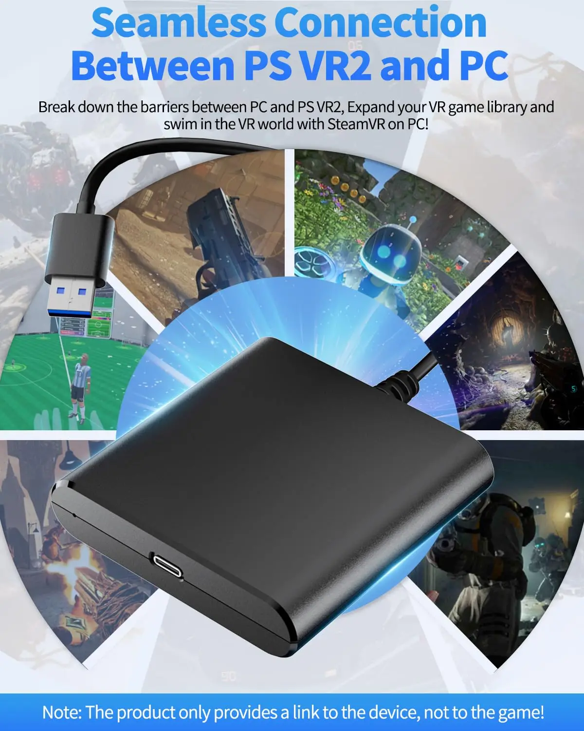 PS5 VR2 PC 어댑터 PSVR2 컴퓨터 변환기 스 - Pc Gaming Vr 리뷰 및 가격