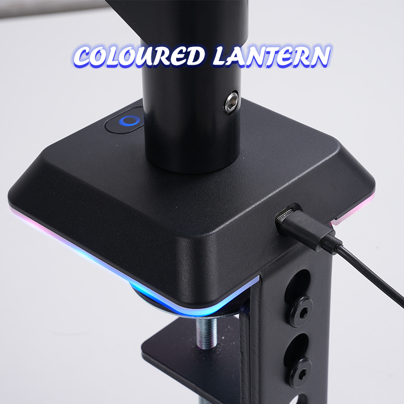다기능 회전식 유니버설 암 RGB 24인치 알루미늄 합 - Monitor Stand 리뷰 및 가격