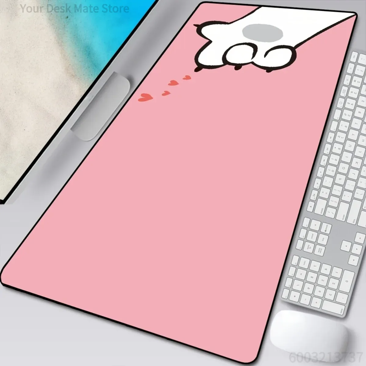 귀여운 고양이 발바닥 모양 애니메이션 데스크 매트, 미 - Pc Gaming Pink 리뷰 및 가격