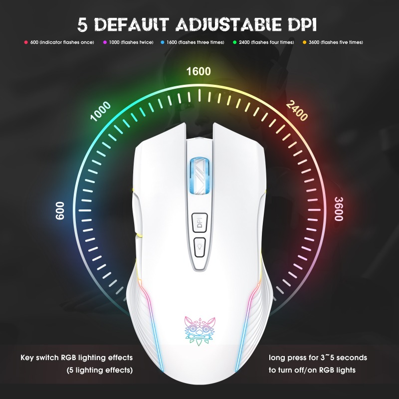 ONIKUMA CW905 무선 게이밍 마우스 2.4G  - Pc Gaming X3D 리뷰 및 가격