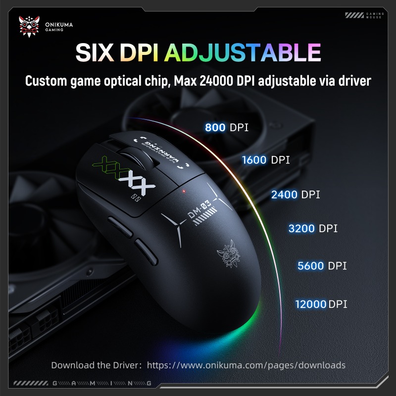ONIKUMA DM03 무선 게이밍 마우스 트라이 모드 - Pc Gaming X3D 리뷰 및 가격