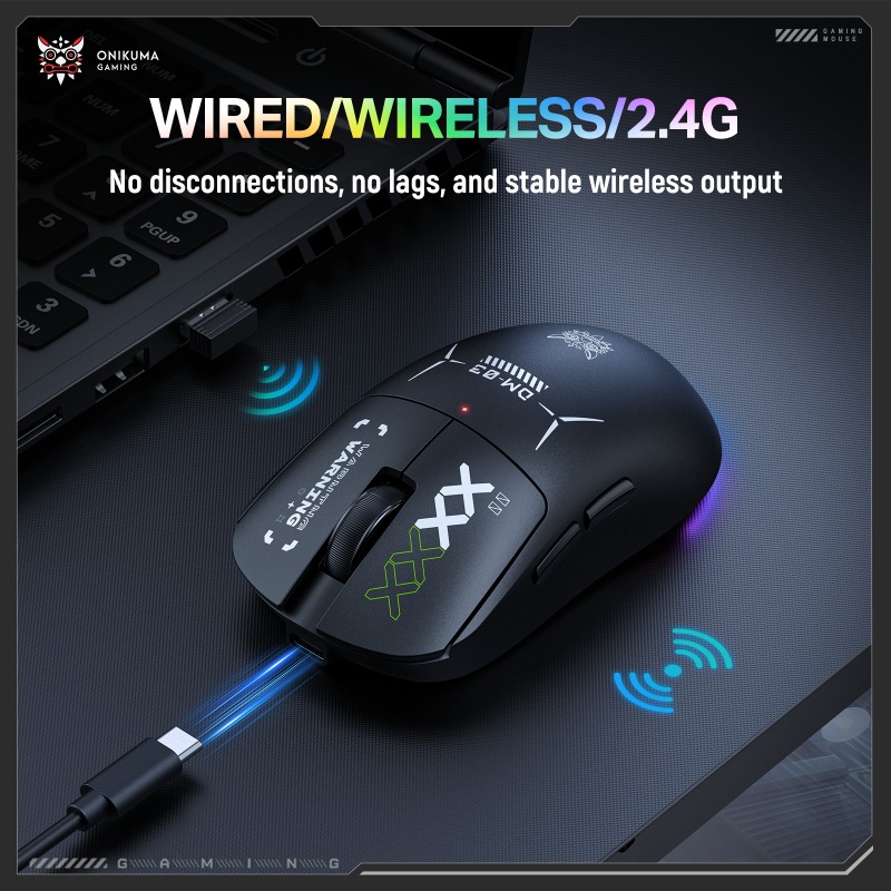 ONIKUMA DM03 무선 게이밍 마우스 트라이 모드 - Pc Gaming X3D 리뷰 및 가격